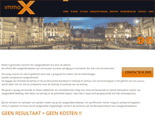 Tablet Screenshot of immo-x.be